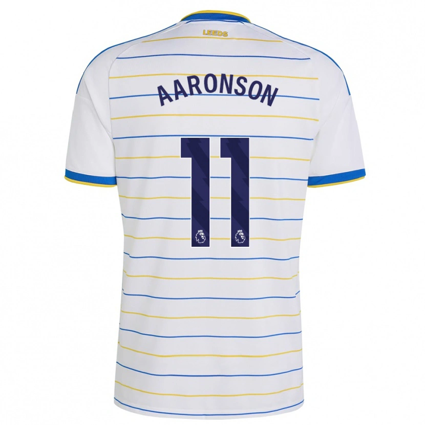 Danxen Homme Maillot Brenden Aaronson #11 Rouge Jaune Bleu Tenues Domicile 2026/27 T-Shirt