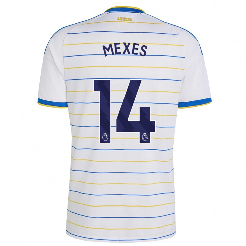 Danxen Homme Maillot Silva Mexes #14 Rouge Jaune Bleu Tenues Domicile 2026/27 T-Shirt