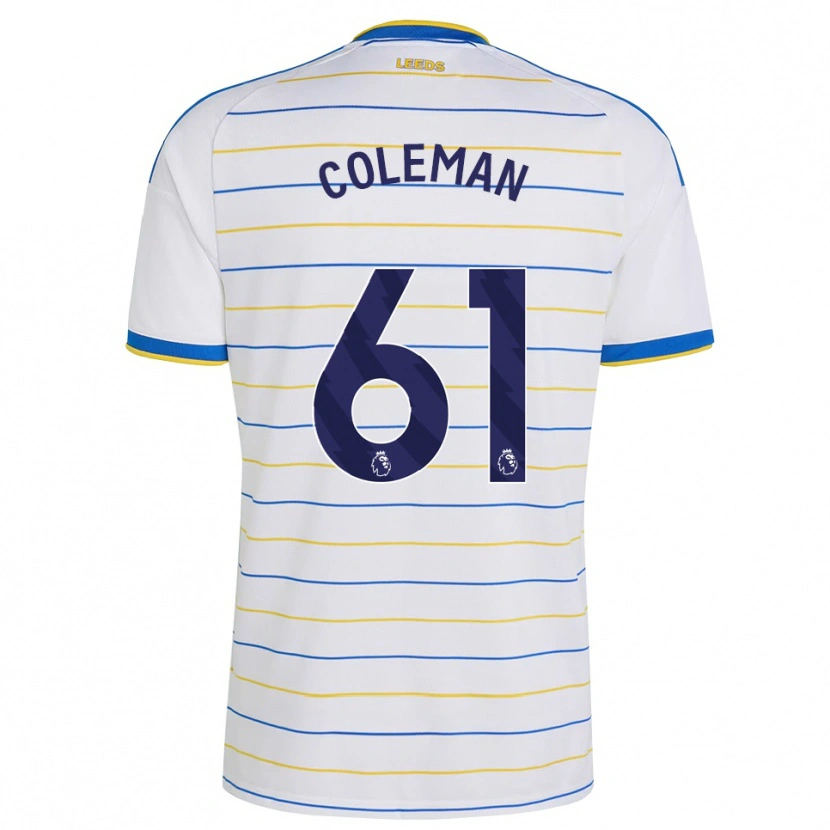 Danxen Homme Maillot Cian Coleman #61 Rouge Jaune Bleu Tenues Domicile 2026/27 T-Shirt