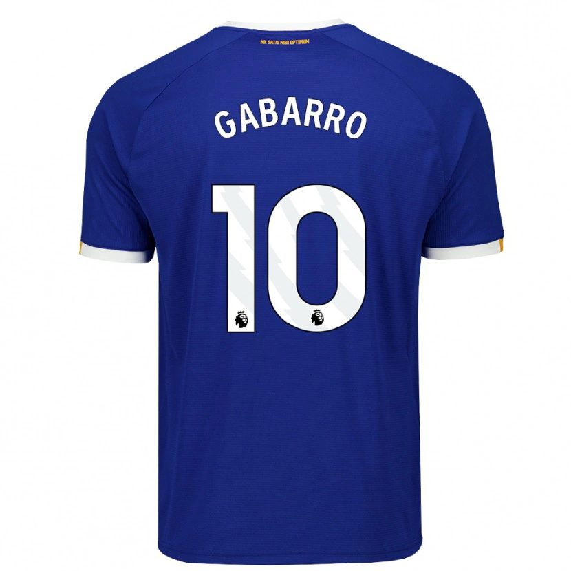 Danxen Homme Maillot Inma Gabarro #10 Bleu Blanc Jaune Tenues Domicile 2026/27 T-Shirt