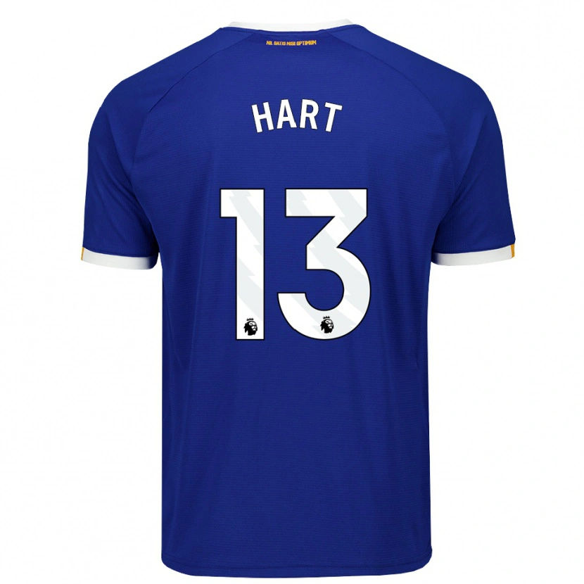 Danxen Homme Maillot Libby Hart #13 Bleu Blanc Jaune Tenues Domicile 2026/27 T-Shirt