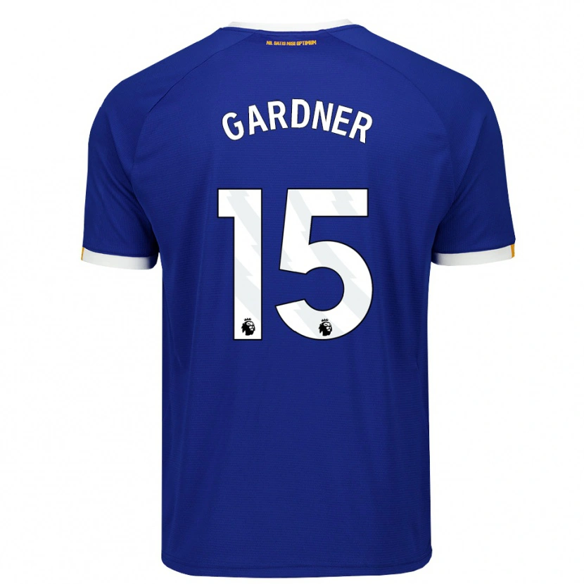 Danxen Homme Maillot Luis Gardner #15 Bleu Blanc Jaune Tenues Domicile 2026/27 T-Shirt