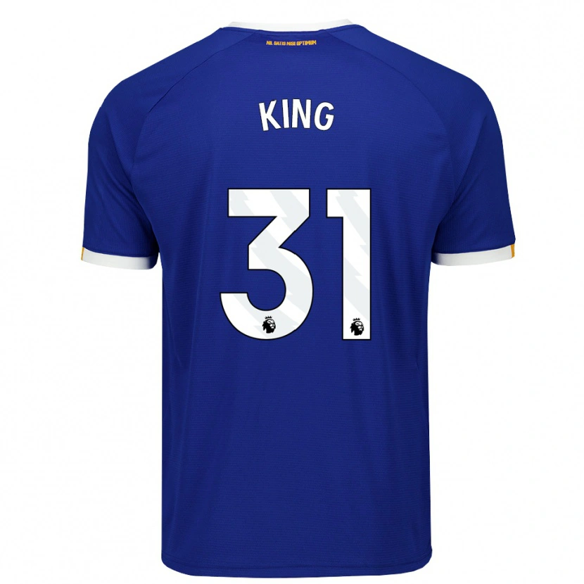 Danxen Homme Maillot Tom King #31 Bleu Blanc Jaune Tenues Domicile 2026/27 T-Shirt