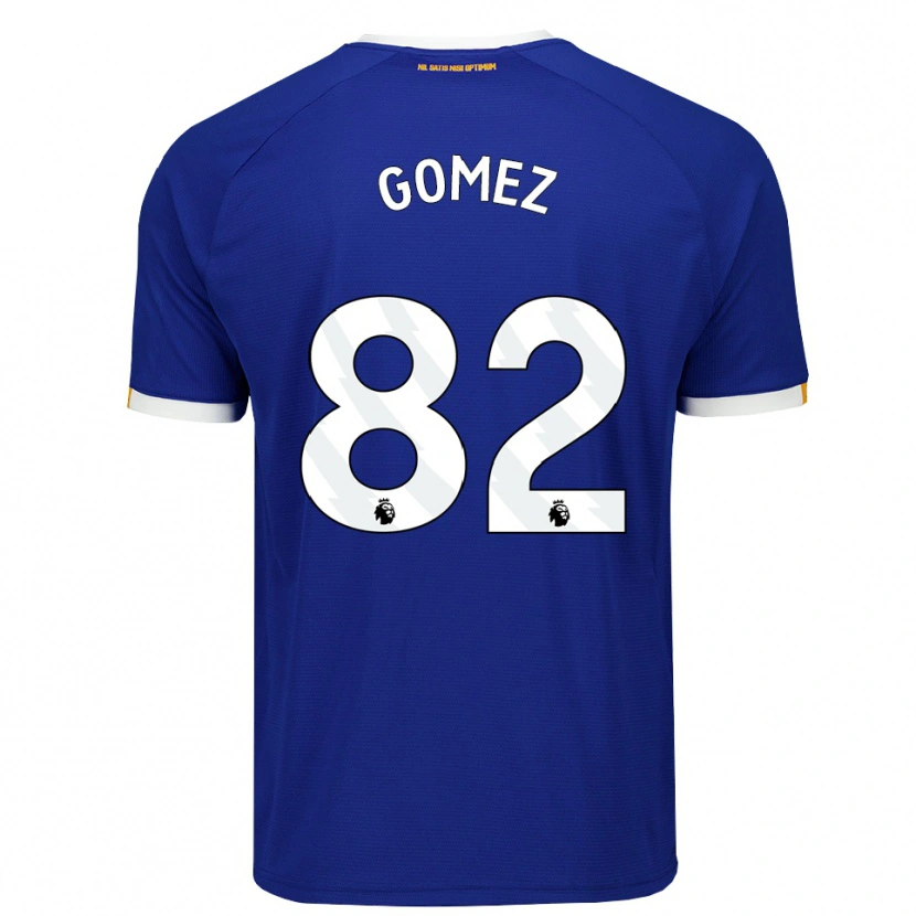 Danxen Homme Maillot Francis Gomez #82 Bleu Blanc Jaune Tenues Domicile 2026/27 T-Shirt