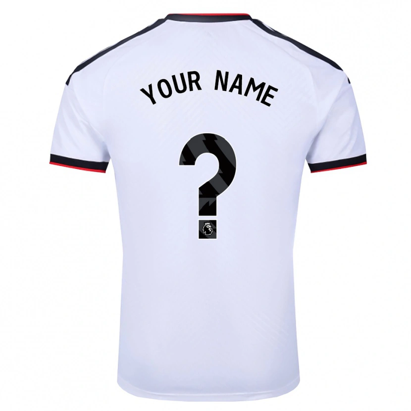 Danxen Homme Maillot Votre Nom #0 Blanc Noir Rouge Tenues Domicile 2026/27 T-Shirt