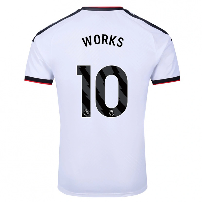 Danxen Homme Maillot Terrell Works #10 Blanc Noir Rouge Tenues Domicile 2026/27 T-Shirt