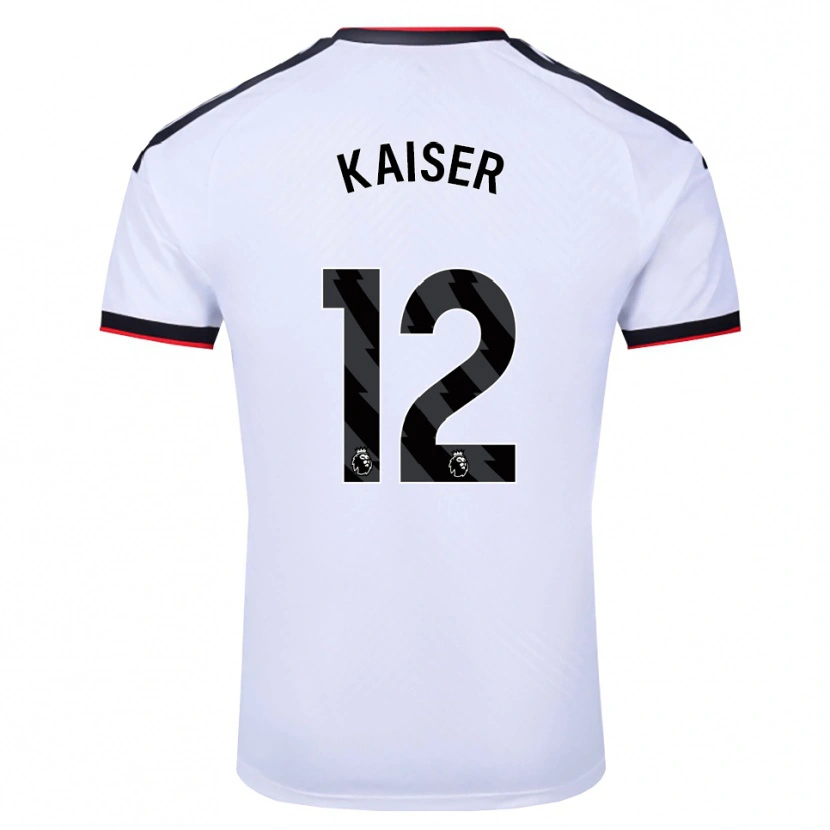 Danxen Homme Maillot Dino Kaiser #12 Blanc Noir Rouge Tenues Domicile 2026/27 T-Shirt
