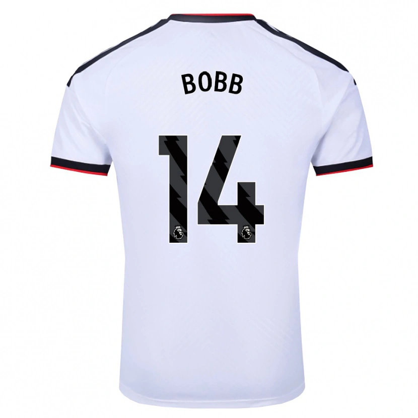 Danxen Homme Maillot Oscar Bobb #14 Blanc Noir Rouge Tenues Domicile 2026/27 T-Shirt