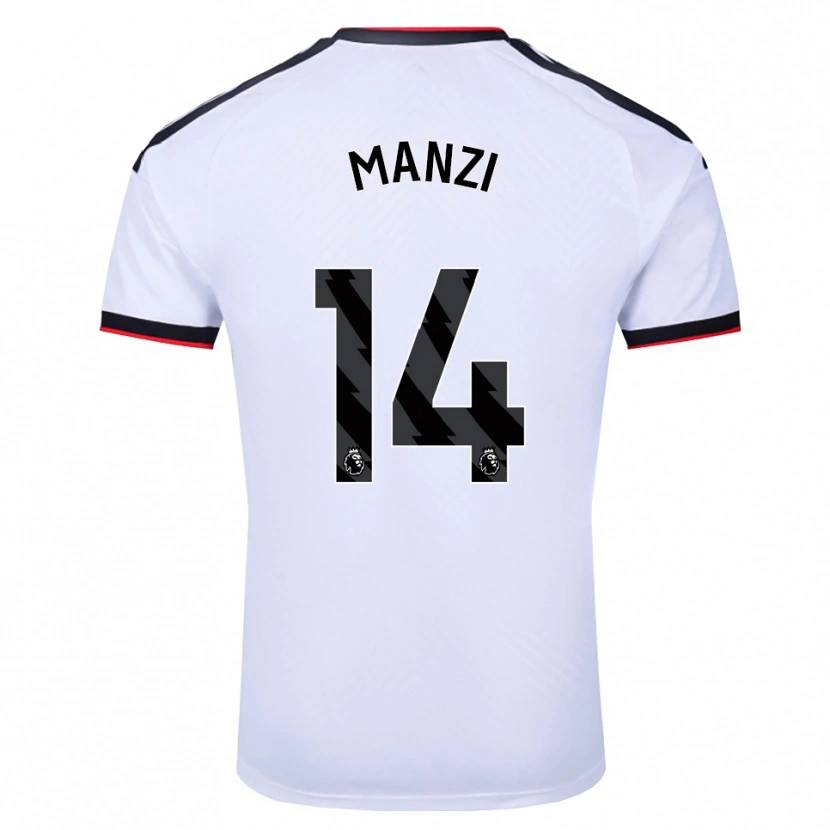 Danxen Homme Maillot Sophie Manzi #14 Blanc Noir Rouge Tenues Domicile 2026/27 T-Shirt