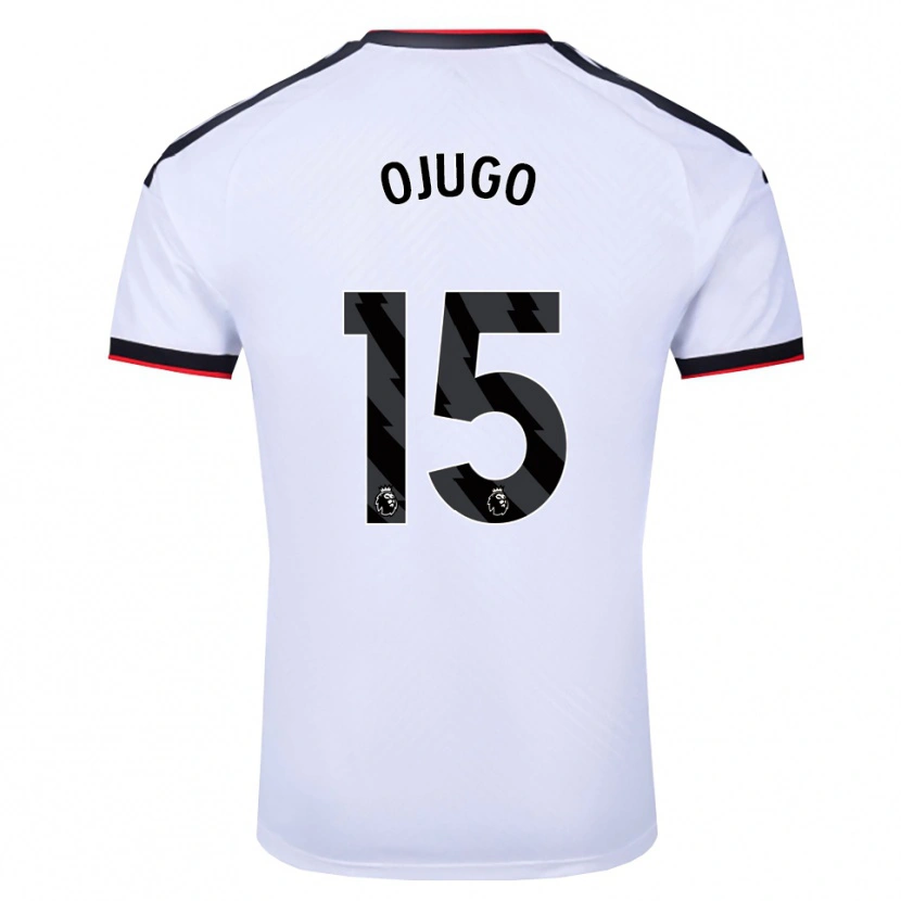 Danxen Homme Maillot Tyrell Ojugo #15 Blanc Noir Rouge Tenues Domicile 2026/27 T-Shirt