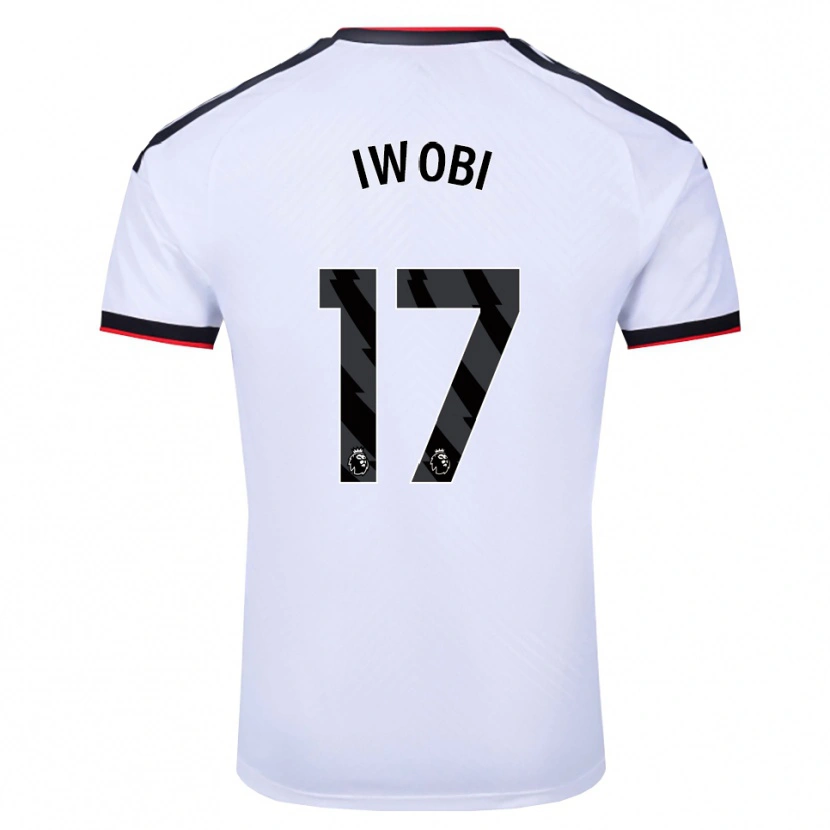 Danxen Homme Maillot Alex Iwobi #17 Blanc Noir Rouge Tenues Domicile 2026/27 T-Shirt