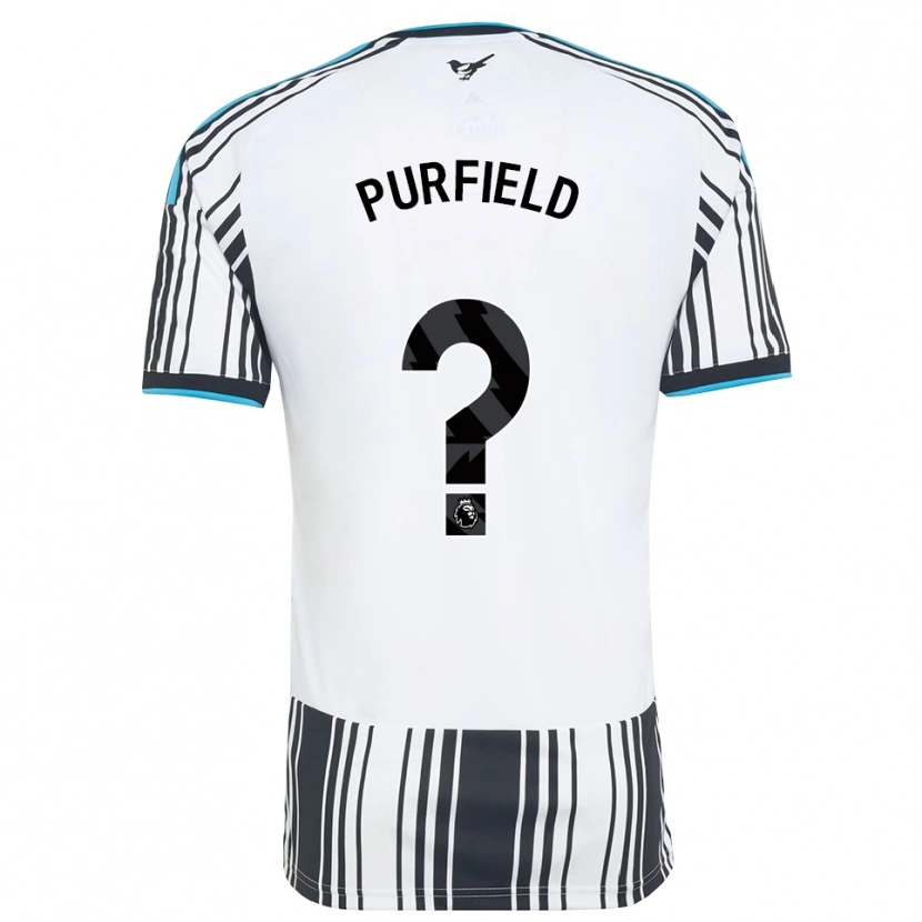 Danxen Homme Maillot Jemma Purfield #0 Skyblue Noir Blanc Tenues Domicile 2026/27 T-Shirt
