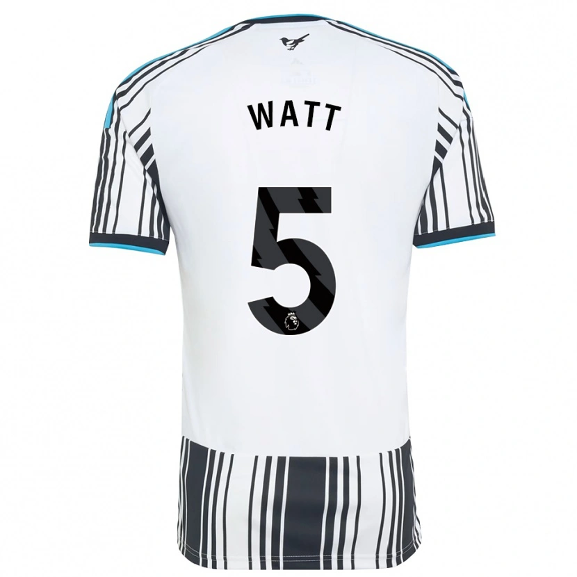 Danxen Homme Maillot Olivia Watt #5 Skyblue Noir Blanc Tenues Domicile 2026/27 T-Shirt