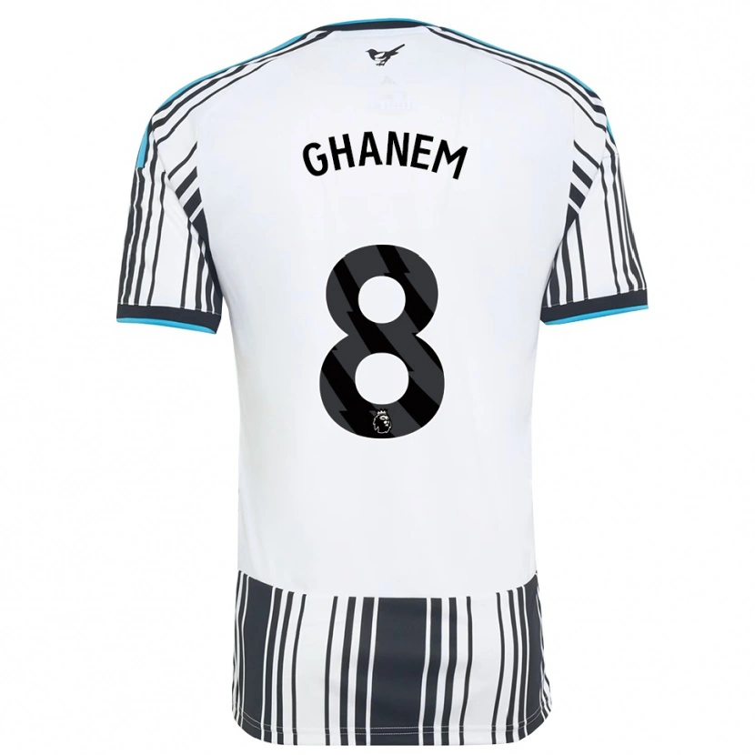 Danxen Homme Maillot Muawiya Ghanem #8 Skyblue Noir Blanc Tenues Domicile 2026/27 T-Shirt