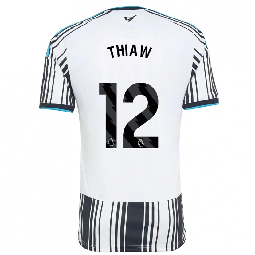 Danxen Homme Maillot Malick Thiaw #12 Skyblue Noir Blanc Tenues Domicile 2026/27 T-Shirt
