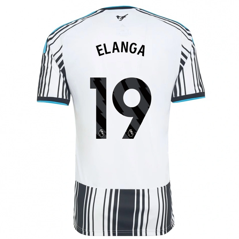 Danxen Homme Maillot Anthony Elanga #19 Skyblue Noir Blanc Tenues Domicile 2026/27 T-Shirt