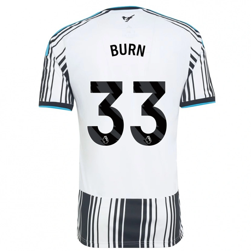 Danxen Homme Maillot Dan Burn #33 Skyblue Noir Blanc Tenues Domicile 2026/27 T-Shirt