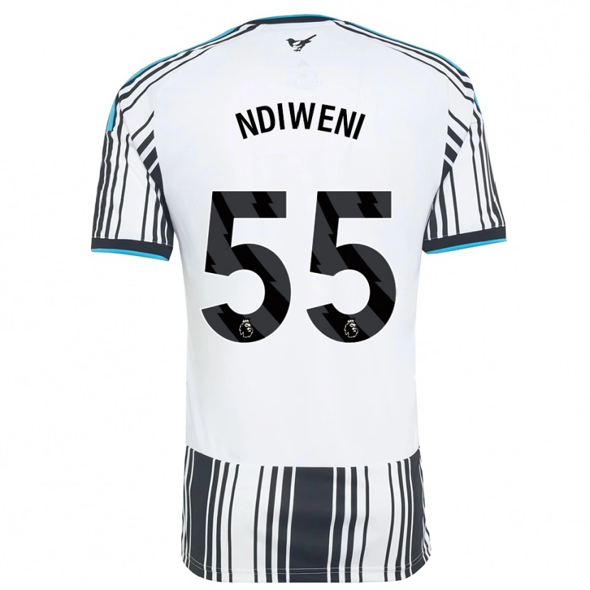 Danxen Homme Maillot Michael Ndiweni #55 Skyblue Noir Blanc Tenues Domicile 2026/27 T-Shirt