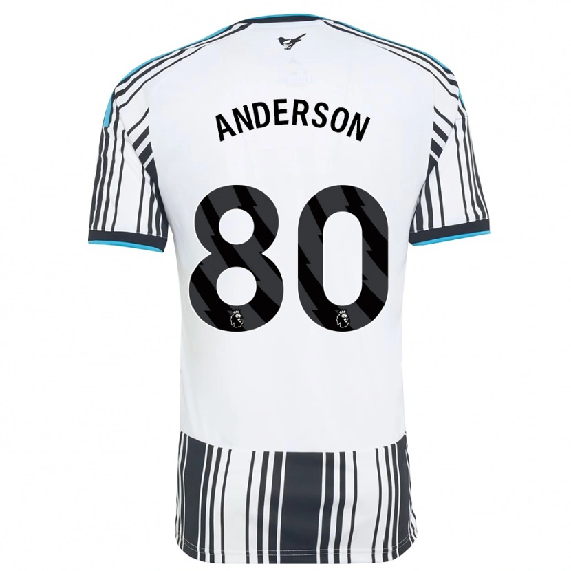 Danxen Homme Maillot Will Anderson #80 Skyblue Noir Blanc Tenues Domicile 2026/27 T-Shirt