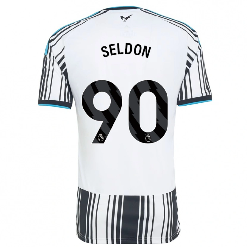 Danxen Homme Maillot Alfie Seldon #90 Skyblue Noir Blanc Tenues Domicile 2026/27 T-Shirt