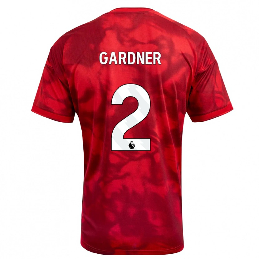 Danxen Homme Maillot Daniel Gardner #2 Cramoisi Blanc Tenues Domicile 2026/27 T-Shirt