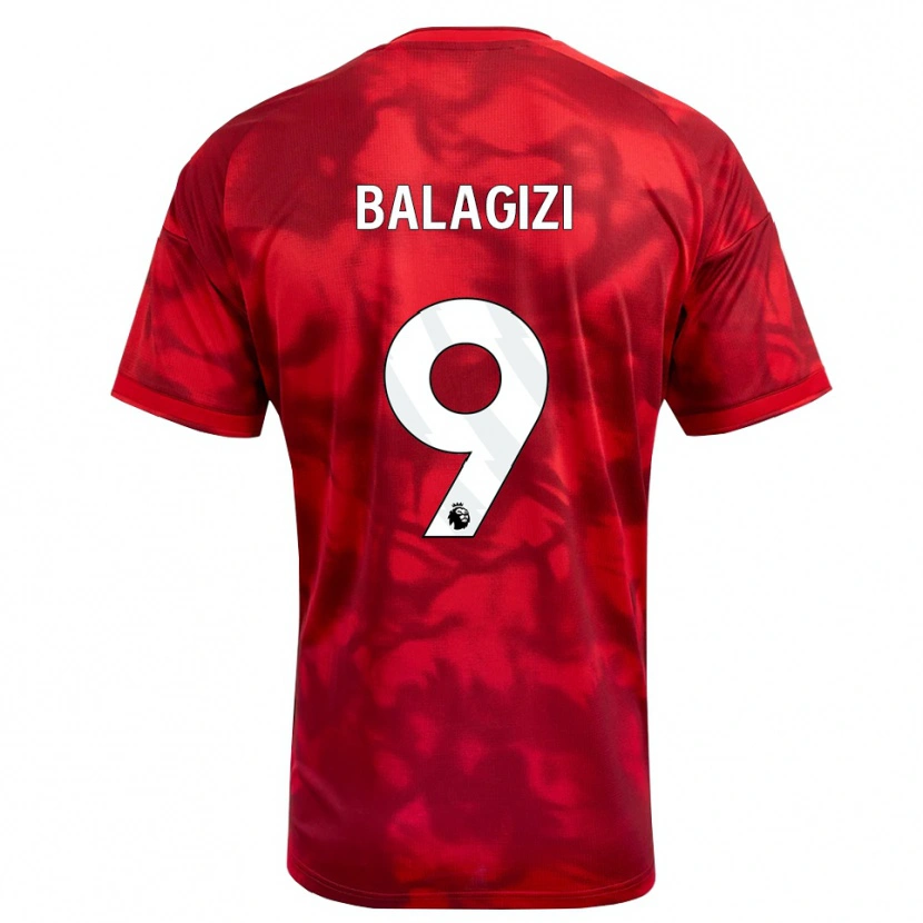 Danxen Homme Maillot Basima Balagizi #9 Cramoisi Blanc Tenues Domicile 2026/27 T-Shirt