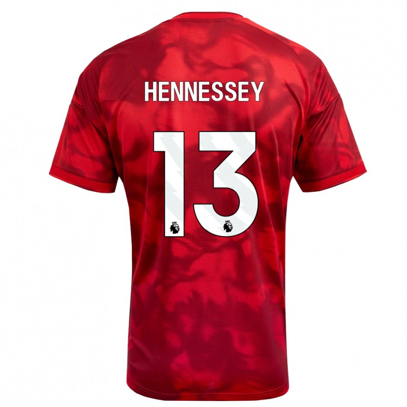 Danxen Homme Maillot Wayne Hennessey #13 Cramoisi Blanc Tenues Domicile 2026/27 T-Shirt