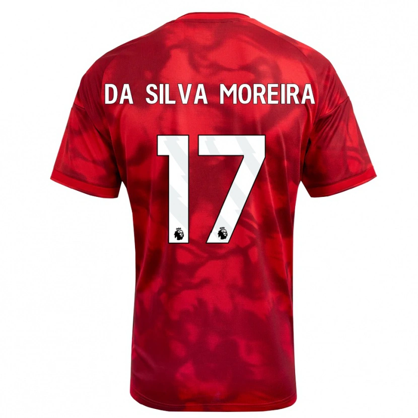 Danxen Homme Maillot Eric Da Silva Moreira #17 Cramoisi Blanc Tenues Domicile 2026/27 T-Shirt