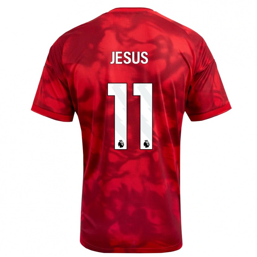 Danxen Homme Maillot Igor Jesus #11 Cramoisi Blanc Tenues Domicile 2026/27 T-Shirt
