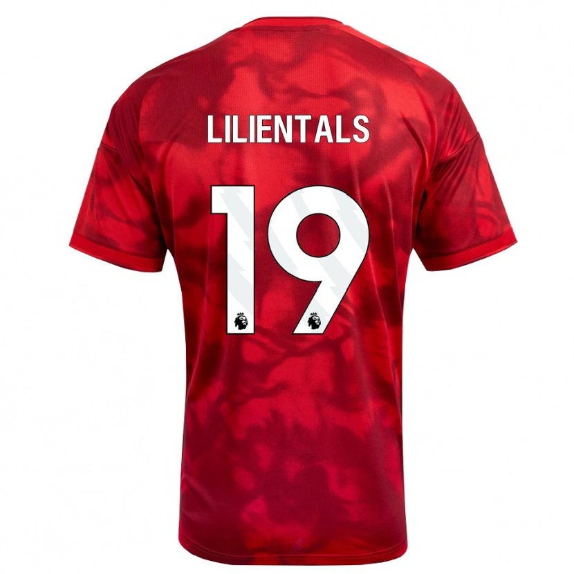 Danxen Homme Maillot Matiss Lilientals #19 Cramoisi Blanc Tenues Domicile 2026/27 T-Shirt