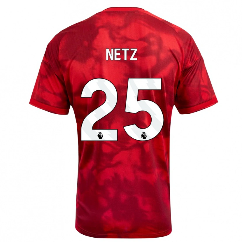 Danxen Homme Maillot Luca Netz #25 Cramoisi Blanc Tenues Domicile 2026/27 T-Shirt