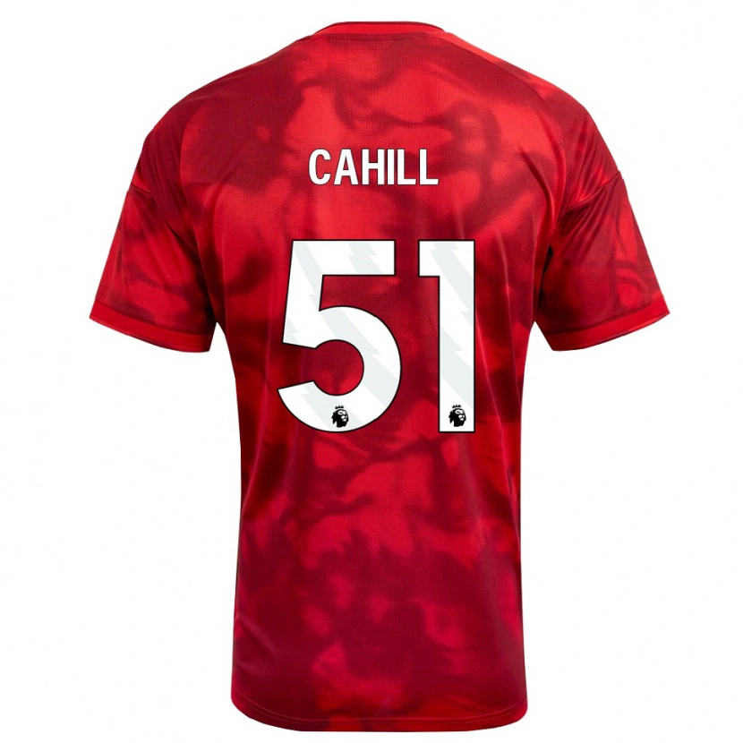 Danxen Homme Maillot Shae Cahill #51 Cramoisi Blanc Tenues Domicile 2026/27 T-Shirt