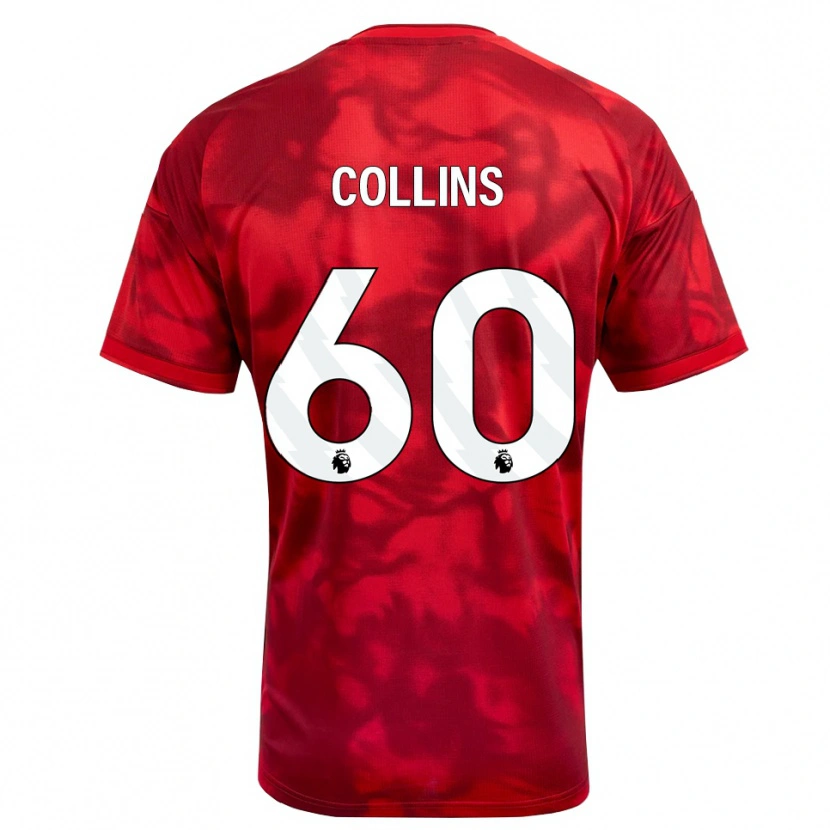 Danxen Homme Maillot Sam Collins #60 Cramoisi Blanc Tenues Domicile 2026/27 T-Shirt