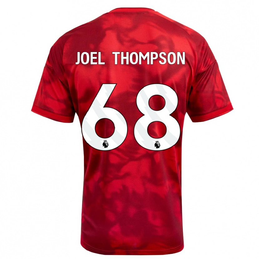 Danxen Homme Maillot Joel Thompson #68 Cramoisi Blanc Tenues Domicile 2026/27 T-Shirt