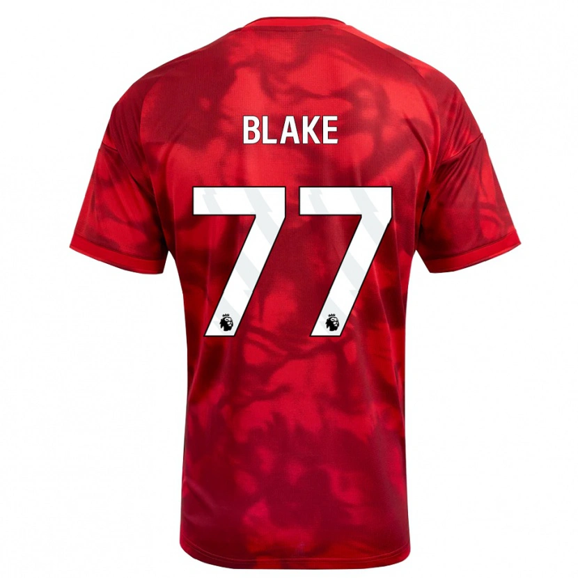 Danxen Homme Maillot Zyan Blake #77 Cramoisi Blanc Tenues Domicile 2026/27 T-Shirt