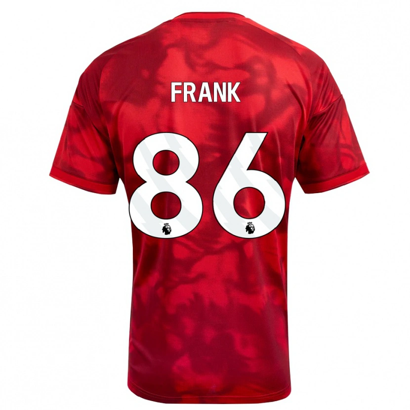 Danxen Homme Maillot Frank Djamna #86 Cramoisi Blanc Tenues Domicile 2026/27 T-Shirt