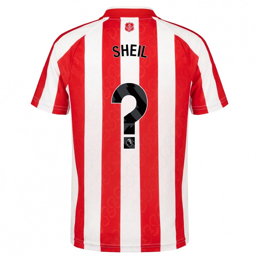 Danxen Homme Maillot Tom Sheil #0 Rouge Blanc Noir Tenues Domicile 2026/27 T-Shirt