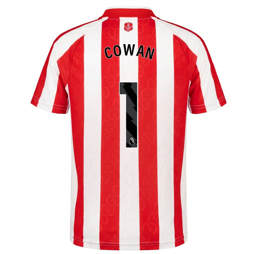 Danxen Homme Maillot Joe Cowan #1 Rouge Blanc Noir Tenues Domicile 2026/27 T-Shirt