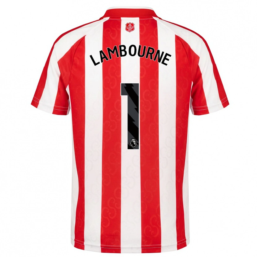 Danxen Homme Maillot Demi Lambourne #1 Rouge Blanc Noir Tenues Domicile 2026/27 T-Shirt