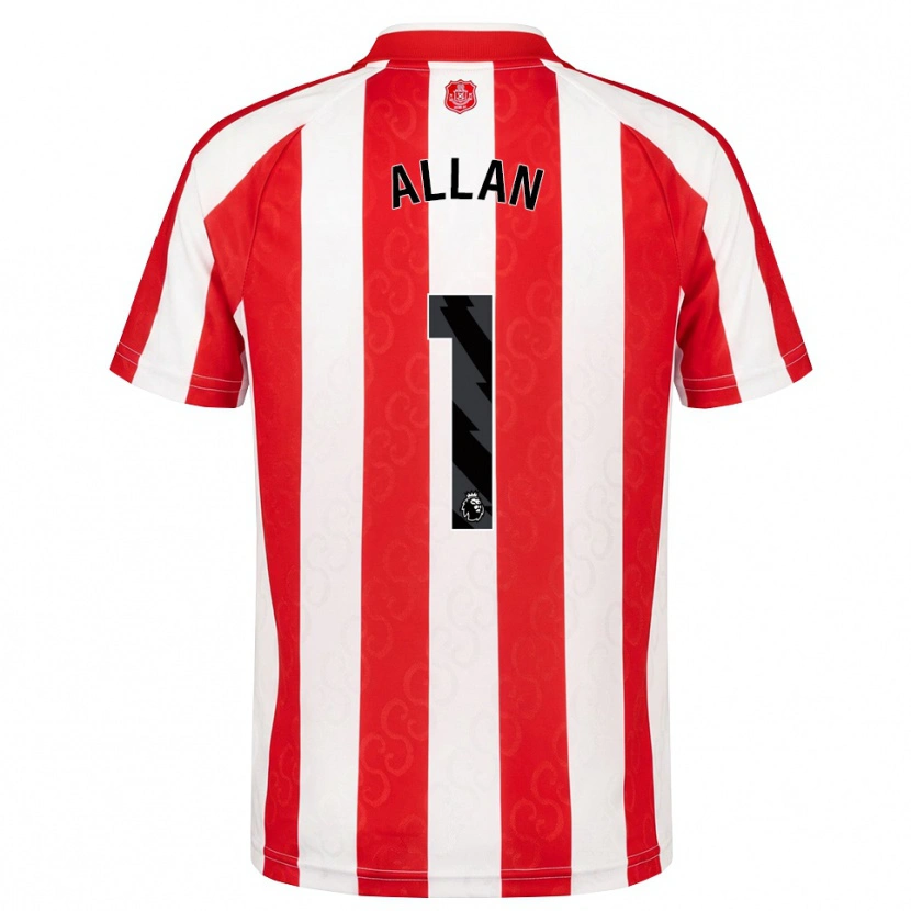 Danxen Homme Maillot Isaac Allan #1 Rouge Blanc Noir Tenues Domicile 2026/27 T-Shirt