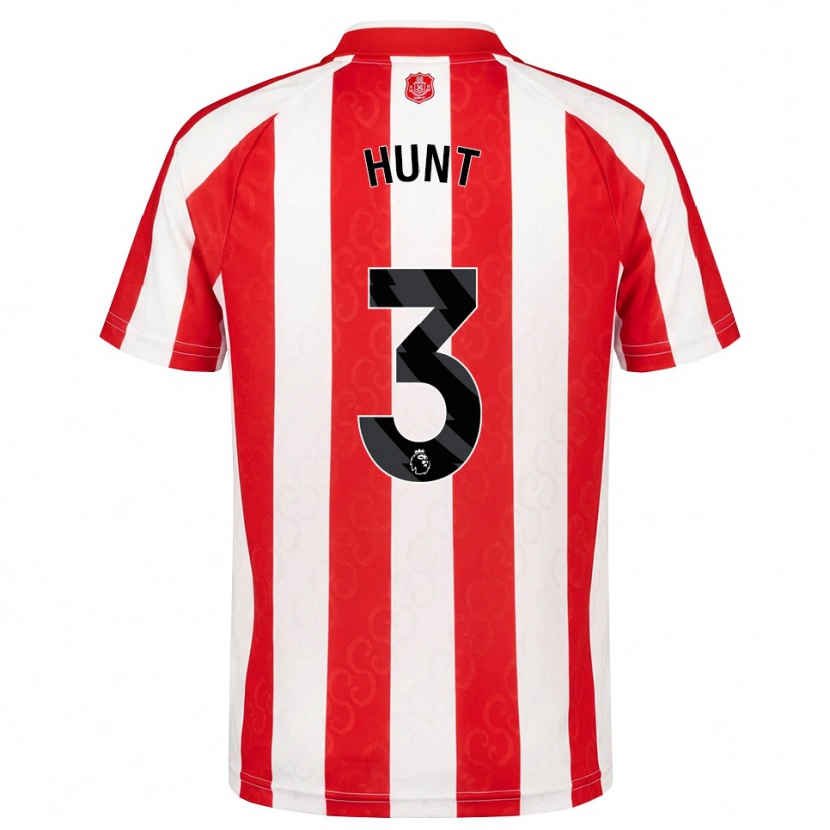 Danxen Homme Maillot Liam Hunt #3 Rouge Blanc Noir Tenues Domicile 2026/27 T-Shirt