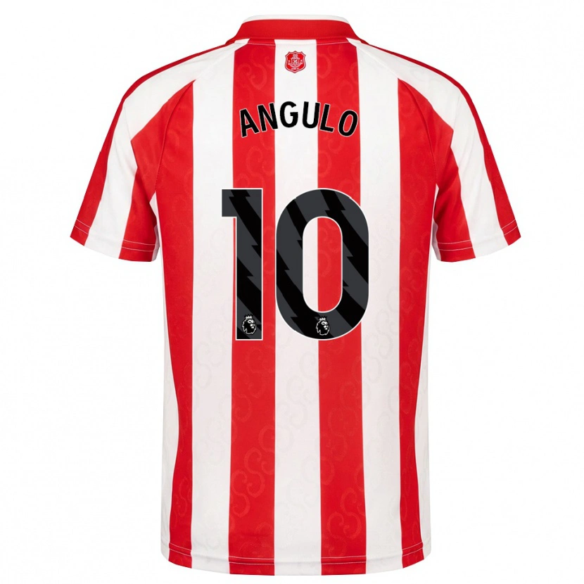 Danxen Homme Maillot Nilson Angulo #10 Rouge Blanc Noir Tenues Domicile 2026/27 T-Shirt