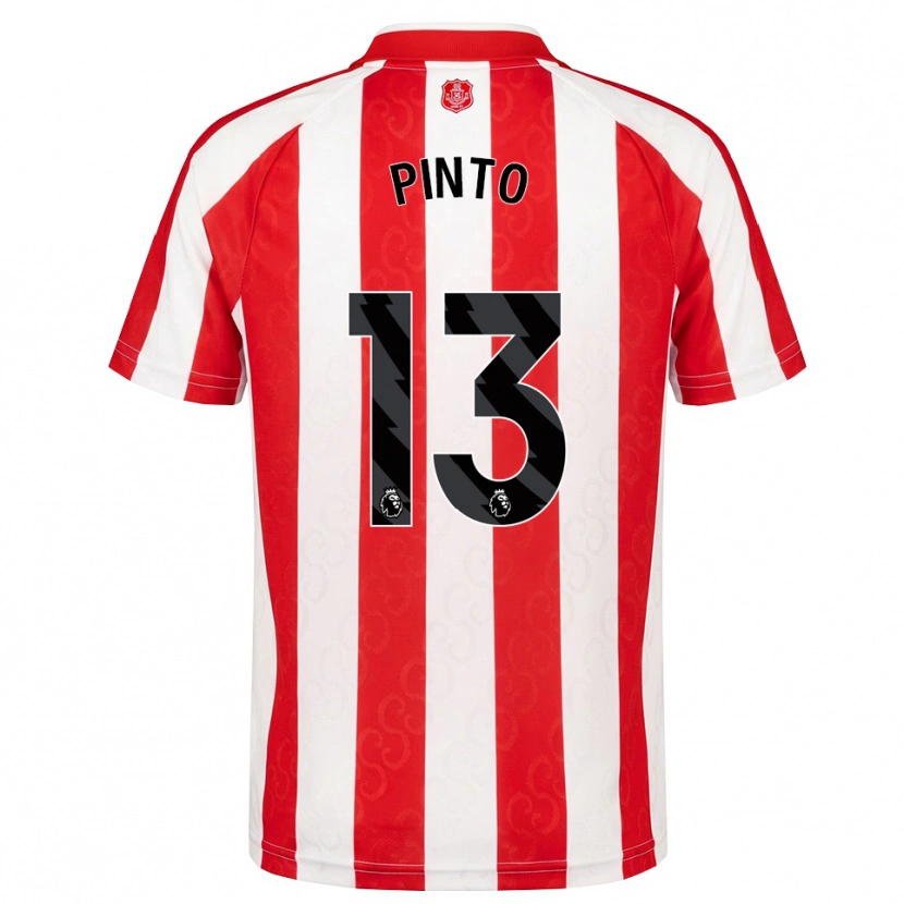 Danxen Homme Maillot Elias Pinto #13 Rouge Blanc Noir Tenues Domicile 2026/27 T-Shirt