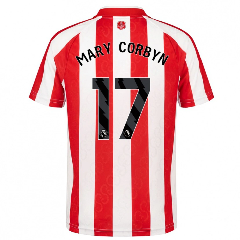 Danxen Homme Maillot Mary Corbyn #17 Rouge Blanc Noir Tenues Domicile 2026/27 T-Shirt