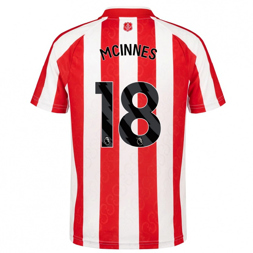 Danxen Homme Maillot Libby Mcinnes #18 Rouge Blanc Noir Tenues Domicile 2026/27 T-Shirt