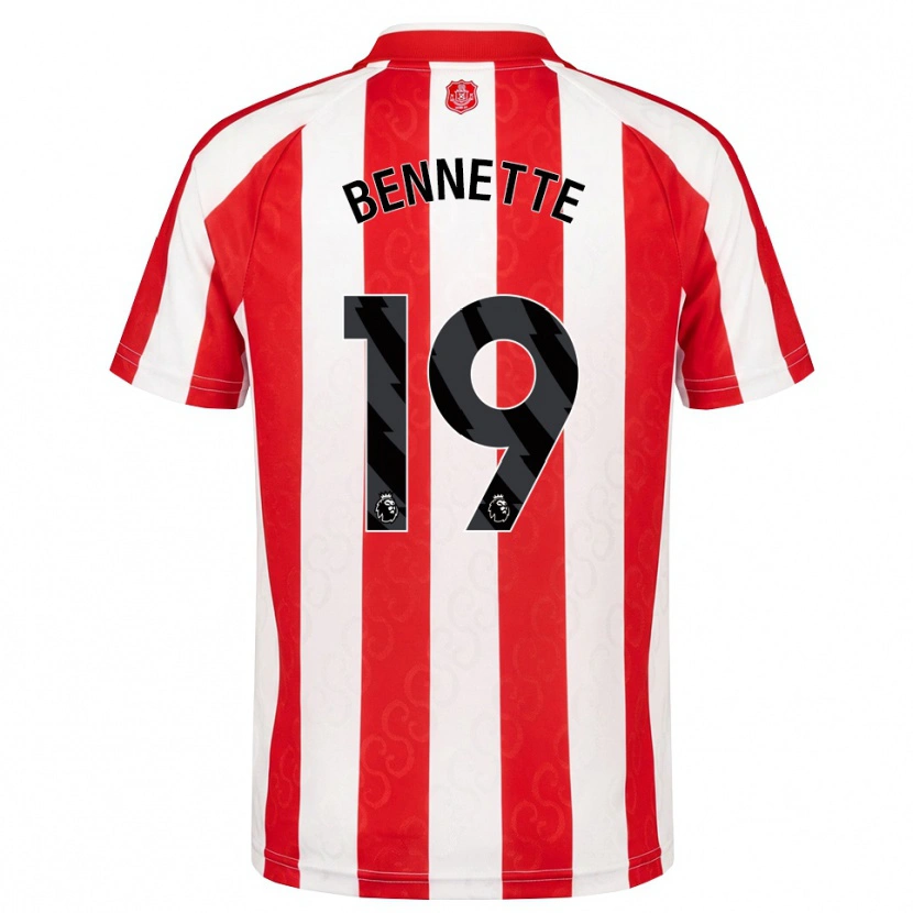 Danxen Homme Maillot Jewison Bennette #19 Rouge Blanc Noir Tenues Domicile 2026/27 T-Shirt