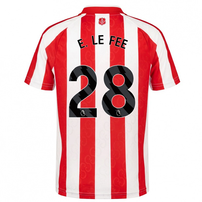 Danxen Homme Maillot Enzo Le Fée #28 Rouge Blanc Noir Tenues Domicile 2026/27 T-Shirt