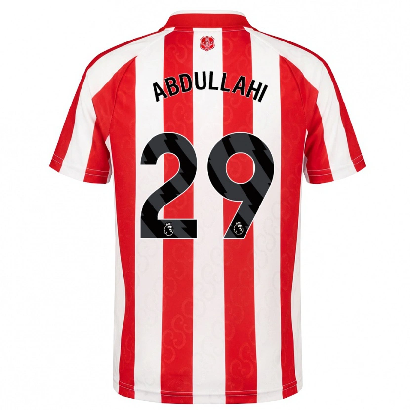 Danxen Homme Maillot Ahmed Abdullahi #29 Rouge Blanc Noir Tenues Domicile 2026/27 T-Shirt