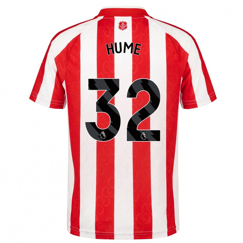 Danxen Homme Maillot Trai Hume #32 Rouge Blanc Noir Tenues Domicile 2026/27 T-Shirt