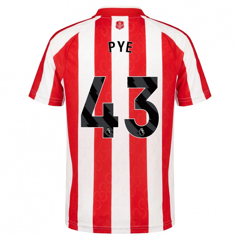 Danxen Homme Maillot Connor Pye #43 Rouge Blanc Noir Tenues Domicile 2026/27 T-Shirt